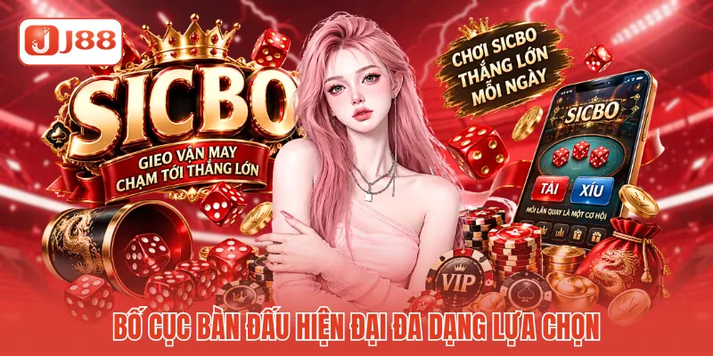 Bố cục bàn đấu hiện đại đa dạng lựa chọn Bố cục bàn đấu hiện đại đa dạng lựa chọn