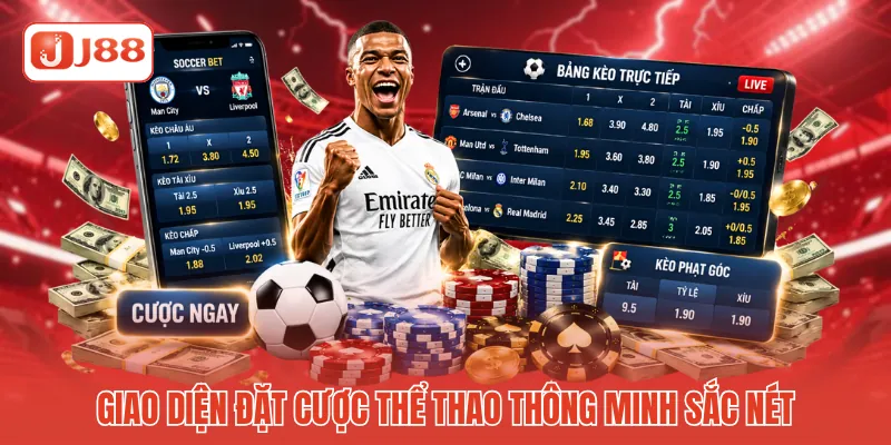 Giao diện đặt cược thể thao thông minh sắc nét Giao diện đặt cược thể thao thông minh sắc nét