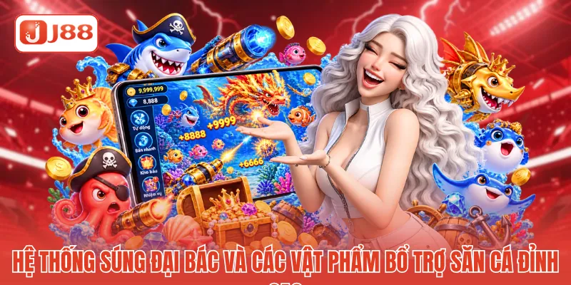 Hệ thống súng đại bác và các vật phẩm bổ trợ săn cá đỉnh cao Hệ thống súng đại bác và các vật phẩm bổ trợ săn cá đỉnh cao