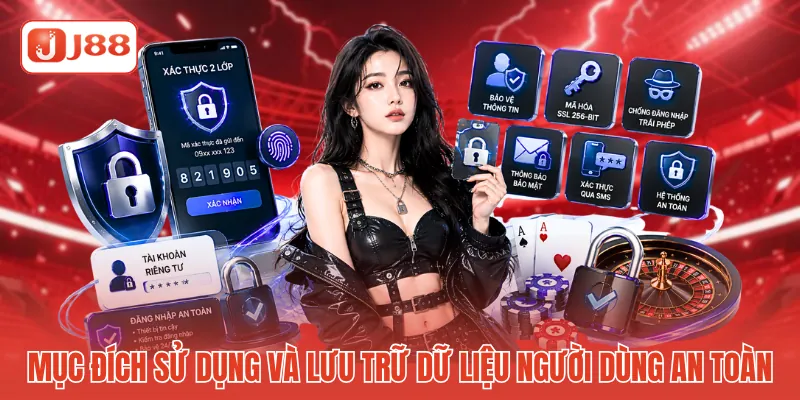 Mục đích sử dụng và lưu trữ dữ liệu người dùng an toàn Mục đích sử dụng và lưu trữ dữ liệu người dùng an toàn