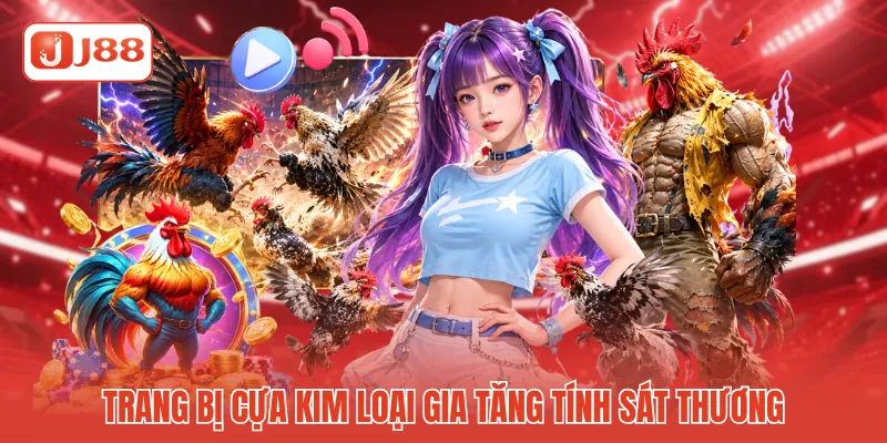 Trang bị cựa kim loại gia tăng tính sát thương Trang bị cựa kim loại gia tăng tính sát thương